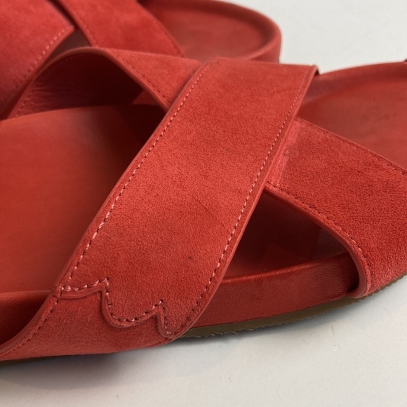 Birdies Robin Slides Sandals Persimmon Coral Red Orange Size 6.5 - Picture 3 of 16